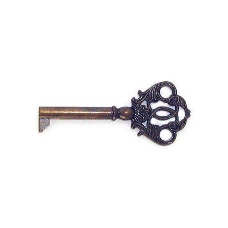 LLAVE LATON E42CU CUERO 40MM 8000/1983