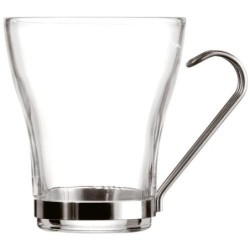 JUEGO 3 TAZAS CAFÉ 11CL CON ASA ACERO INOX 3359137