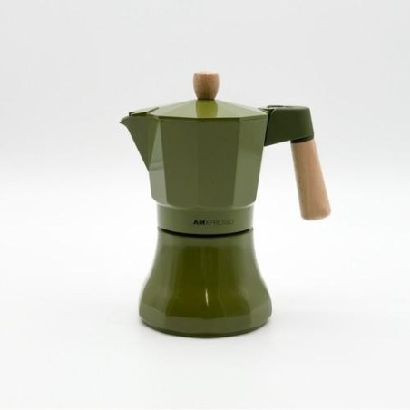 CAFETERA ITALIANA GREEN  EXPRESS 6T FULL INDUCTION