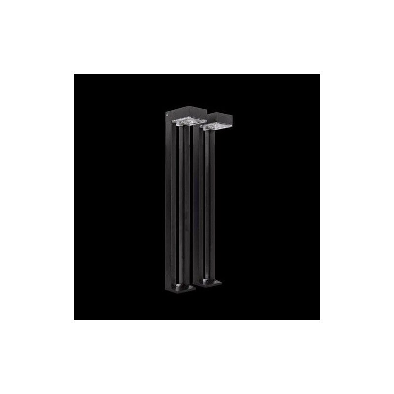 BALIZA SOLAR 100LM 4000K IP54 JUEGO 2UDS NEGRO