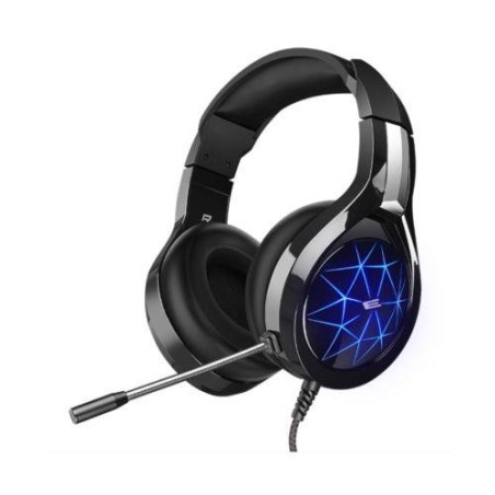AURICULAR DIADEMA GAMING MICROFONO Y LED PARA PC
