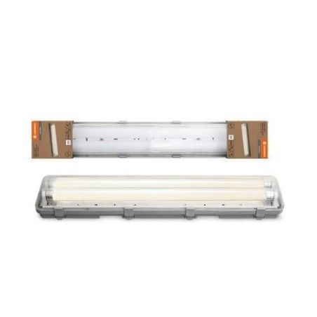 PANTALLA ESTANCA ESSENTIAL 60CM 2X7W 840