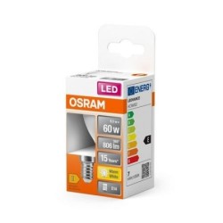 BOMBILLA LED ESFERICA 7W/827 E14 CALIDA