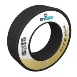 CABLE FLEXIBLE H07V-K NEGRO 1X2.5 10M