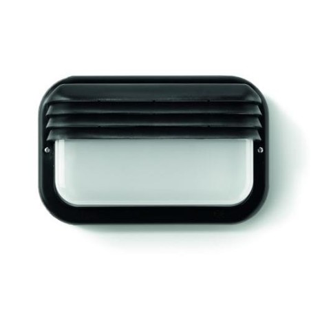 APLIQUE ECOLED HORIZONTAL E27 18 W. NEGRO 4413G