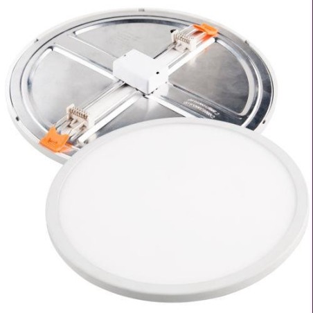 DOWNLIGHT LED EMPOTRAR RDO.AJUST.5/21CM.20W.FRIA