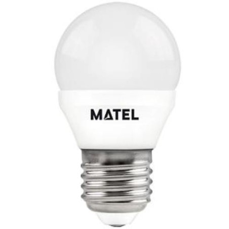 BOMBILLA LED ESFERICA E27 7WATIOS CALIDA 23196