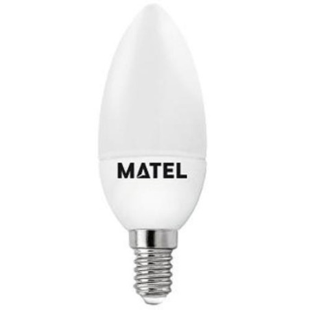 BOMBILLA LED 5 W. VELA E14 LUZ FRIA 21841