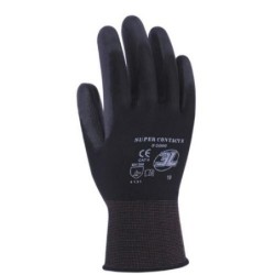GUANTE SUPERCONTACT N NEGRO TALLA 9 SC-2000