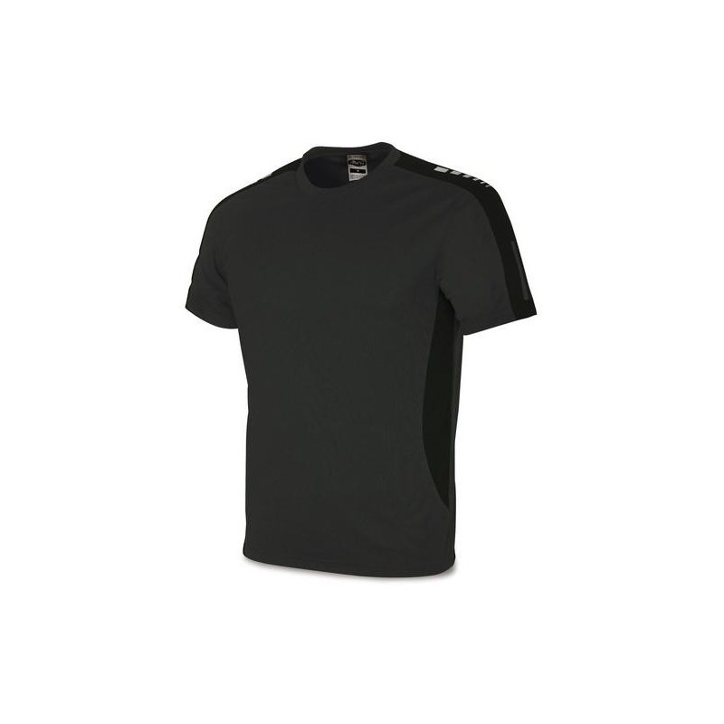 CAMISETA TECNICA POL. NEGRO GRIS T.M 1288TSTNEG/M