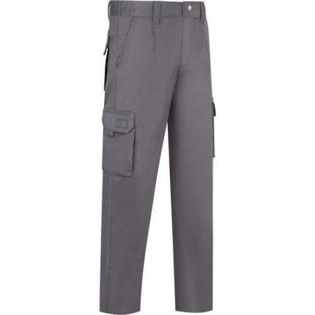 PANTALON GRIS STRETCH MULTIBOLSILLOS T.58 SE-822