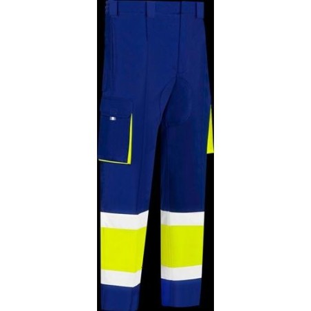 PANTALON BICOLOR STRETCH T. 64 3028- AFAM