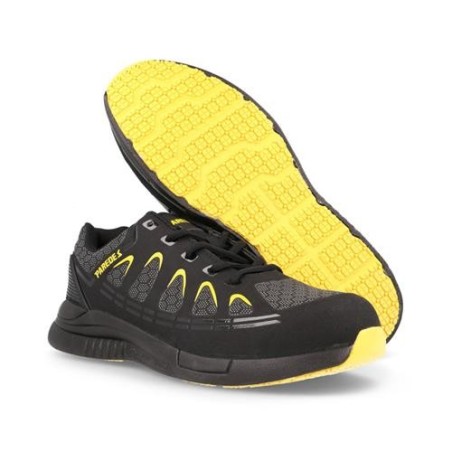 ZAPATILLA SEG. EXCALIBUR NEGRO-AMARILLO T-48