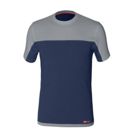 CAMISETA STRETCH AZUL/GRIS 8772 T-XL