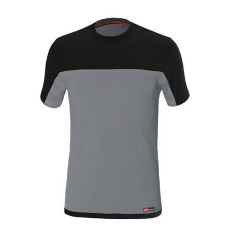 CAMISETA STRETCH GRIS/NEGRO 8772 T-L
