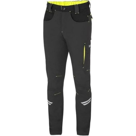 PANTALON KANSAS LIGHT TECH GRIS/AMARILLO T-XS