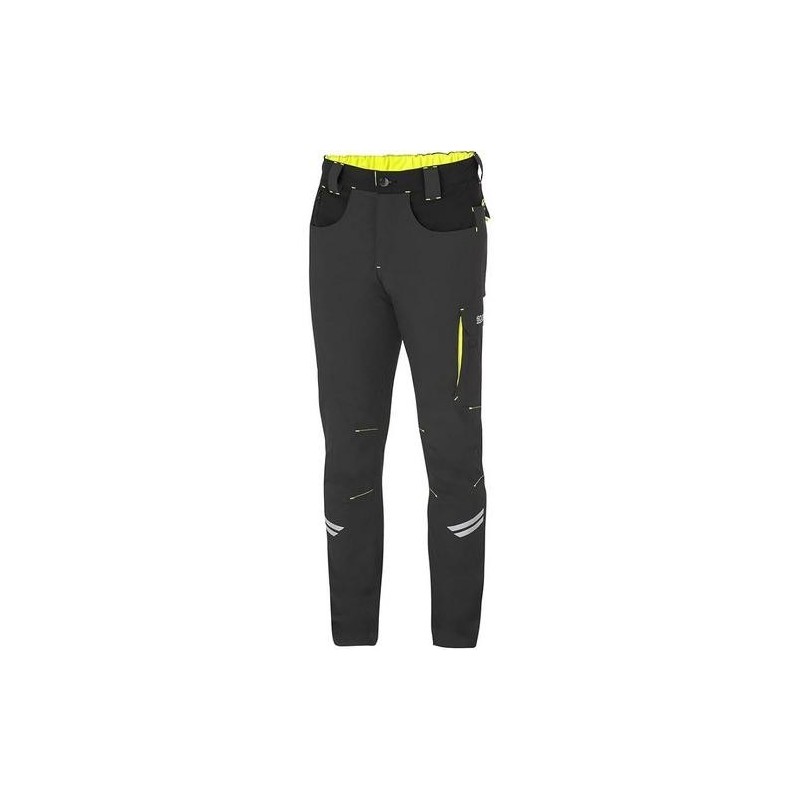 PANTALON KANSAS LIGHT TECH GRIS/AMARILLO T-2XL