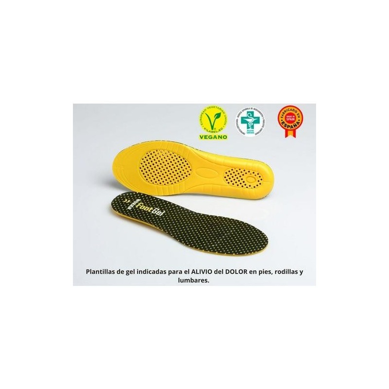 PLANTILLA FOOTGEL WORKS NARANJA T-35/38