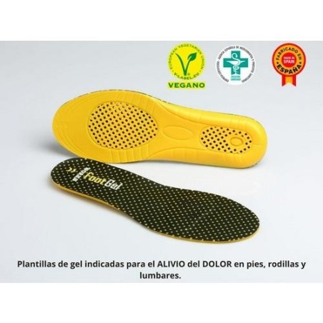 PLANTILLA FOOTGEL WORKS NARANJA T-35/38