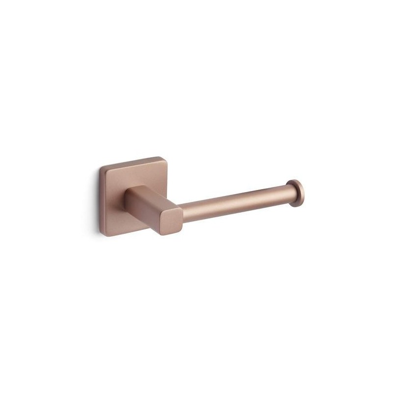 PORTARROLLOS BAÑO KALO ORO ROSA ADHESIVO 6320326