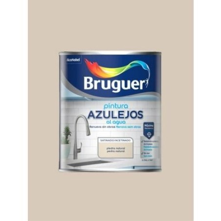 ESMALTE AZULEJOS AL AGUA SATINADO PIEDRA NAT 750ML