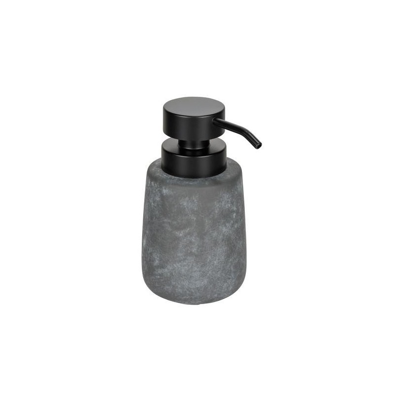 DOSIFICADOR JABON CERAMICA SACILE 400ML GRIS NEGRO