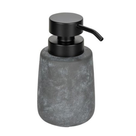 DOSIFICADOR JABON CERAMICA SACILE 400ML GRIS NEGRO