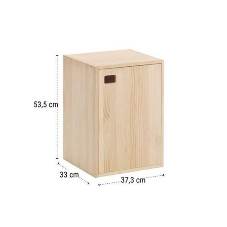 MUEBLE DINAMIC 1 PUERTA VERTICAL PINO MACIZO