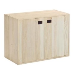 ARMARIO PINO 2 PUERTAS 3 BALDAS DINAMIC DM2HOR.99