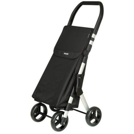 CARRO DE COMPRA 46L MUUVI UP NEGRO 4 RUEDAS