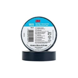 CINTA ELECTRICA PVC TEMFLEX 165 ROJO 19MMX20M