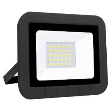 PROYECTOR LED PLANO NEGRO 20W. FRIA  24517