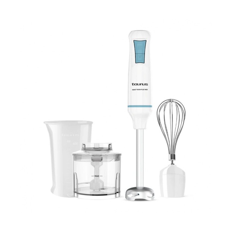 BATIDORA MANO 1000W + TURBO ROBOT 1000 PLUS INOX