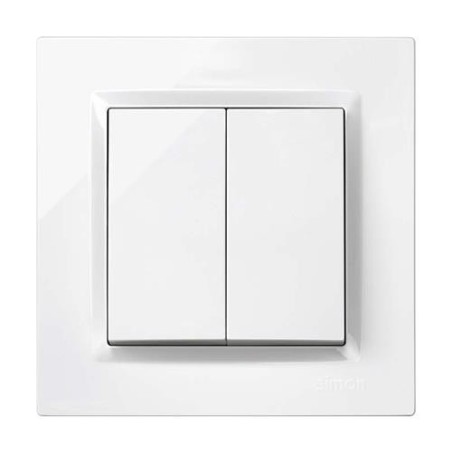 DOBLE CONMUTADOR BLANCO. SERIE 10 F1090397030