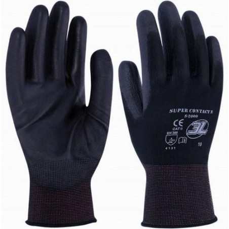 GUANTE SUPERCONTACT N BOLSON NEGRO T.10 SC-2000B
