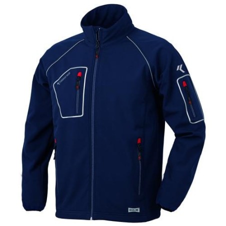 CHAQUETA JUST SOFTSHELL AZUL T.M 04515NB-040