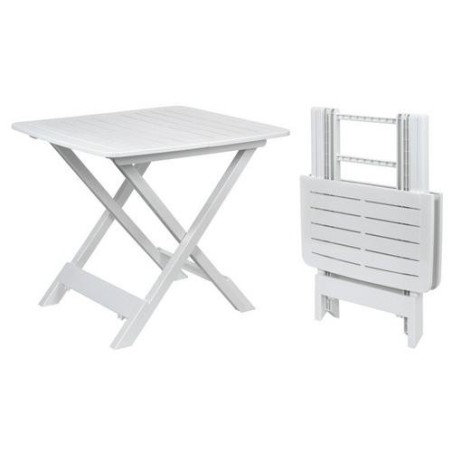 MESA PLEGABLE 80X72CM BLANCA TEVERE 042380010