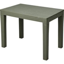 MESA AUXILIAR RESINA JARDIN 60X38CM ANTRACITA