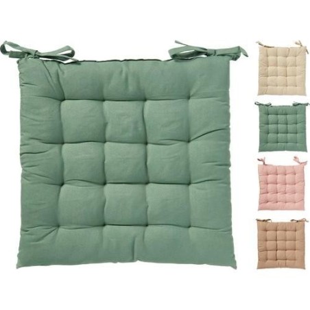 COJIN SILLA CUADRADO D40CM COLORES SURTIDOS