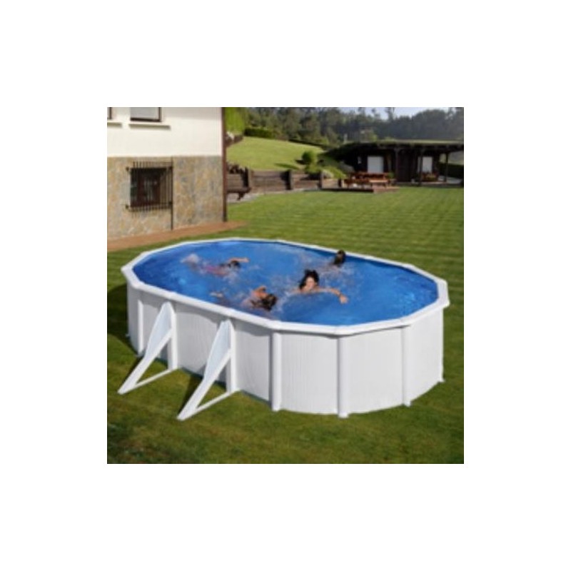 PISCINA ACERO OVAL BCA.F/AR.500X300X120  KIT500ECO