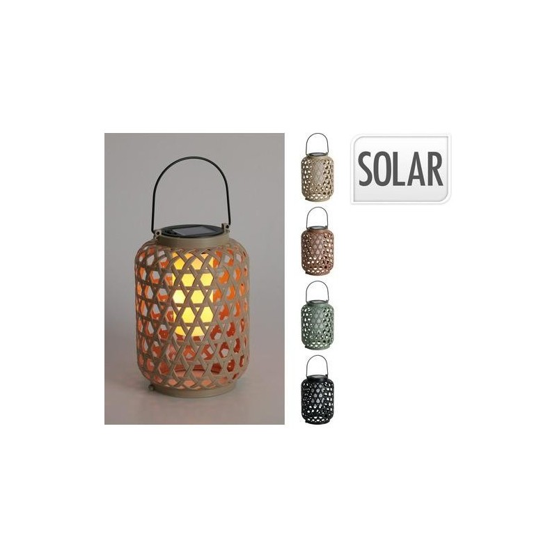 LAMPARA SOLAR CUERDA H215MM COLORES SURTIDOS