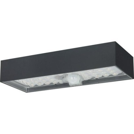 APLIQUE LADRILLO SOLAR 900L, 6W 3000K PARED GRIS