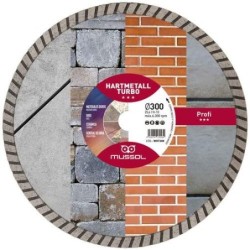 DISCO DIAMANTE HARTMETALL TURBO 300MM EJE 25.4MM