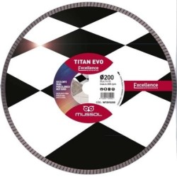 DISCO DIAMANTE TITAN EVO 200MM EJE 22,23MM