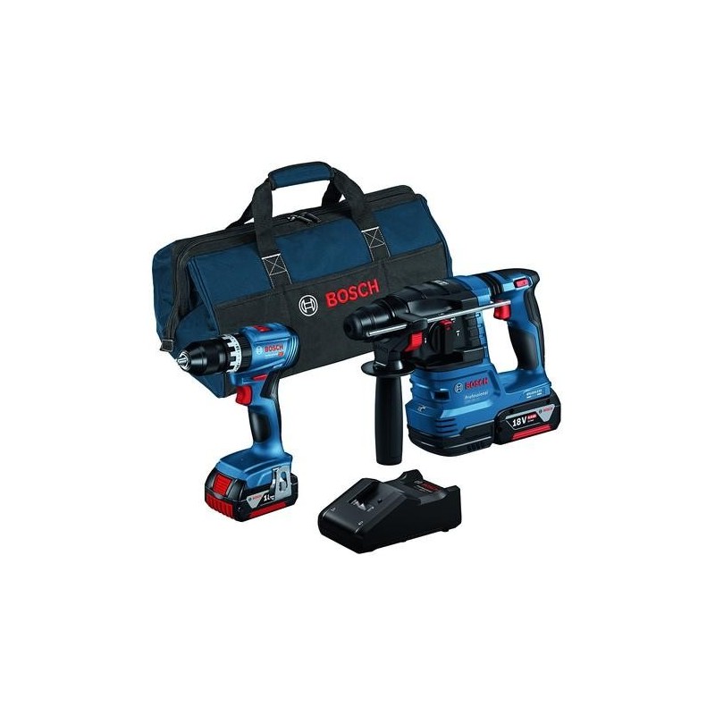 MARTILLO PERFORADOR PLUS BATERIA GSB 18V-45+GBH