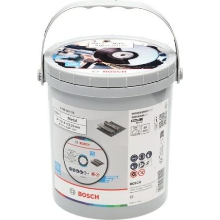 100 DISCOS DE CORTE STANDARD  METAL 115MM