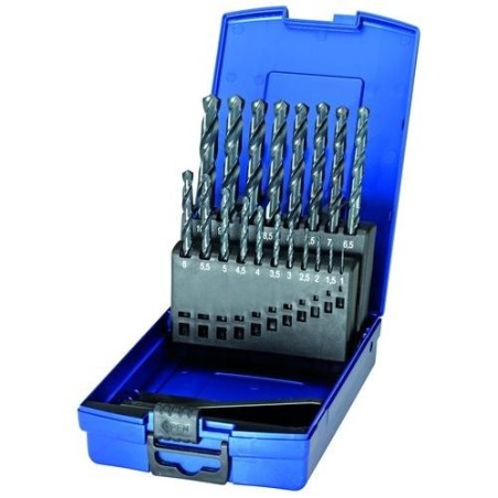JUEGO BROCAS RECTIFICADO 19 PIEZAS DIN 338 N HSS-G