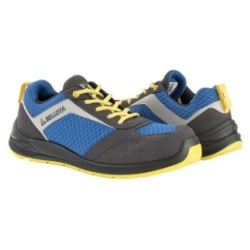 ZAPATO SEG. S1P FLEX AZUL-AMARILLO T-43