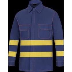 CAMISA A.V. AZUL/AMARILLO L3000 T-48 CPAV-43-AMT48