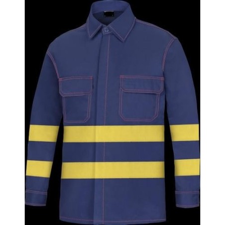 CAMISA A.V. AZUL/AMARILLO L3000 T-48 CPAV-43-AMT48